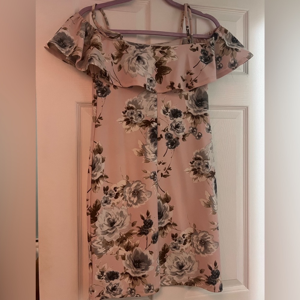 Pink Flowery Dress